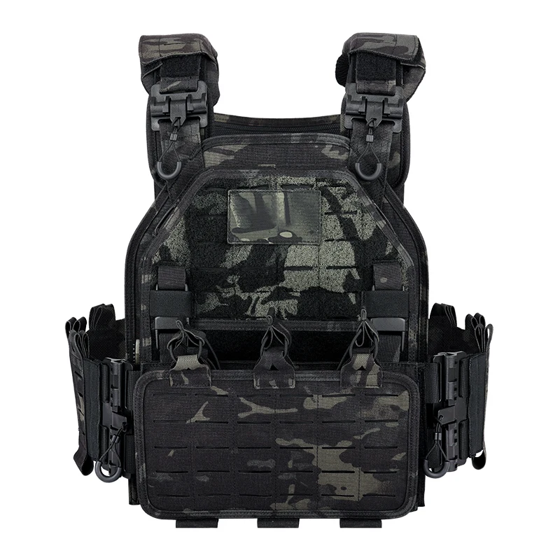 Chaleco táctico MOLLE ligero SWAT corte láser liberación rápida - imagen 5