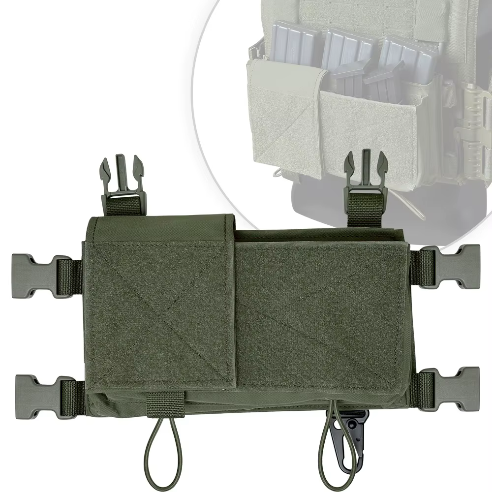 MK3 MK4 Chaleco táctico 500D con panel frontal MOLLE y banda abdominal
