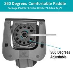 Funda OWB para Glock G19/G19X/G23 Retención II Ambidiestra