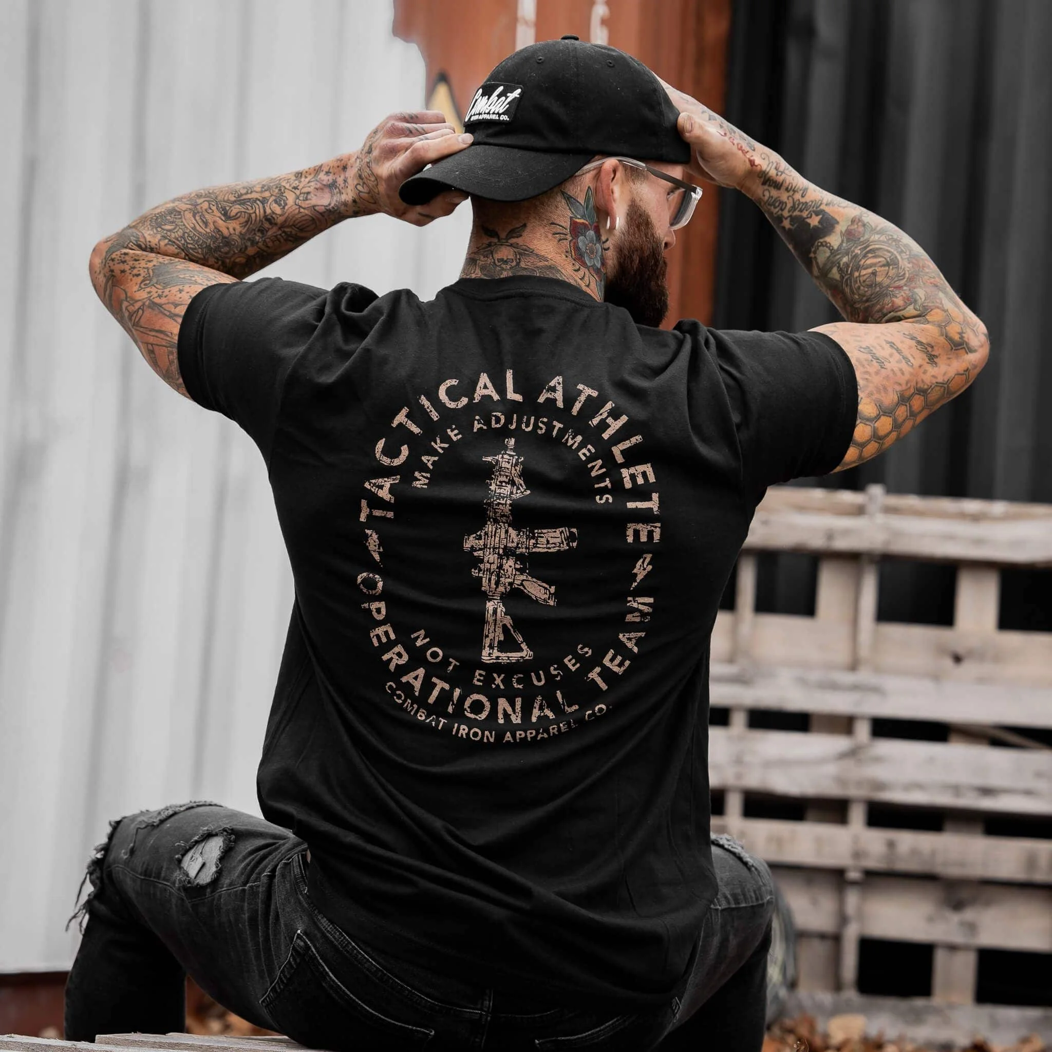 Camiseta táctica de algodón para hombre estilo militar operativa - imagen 2
