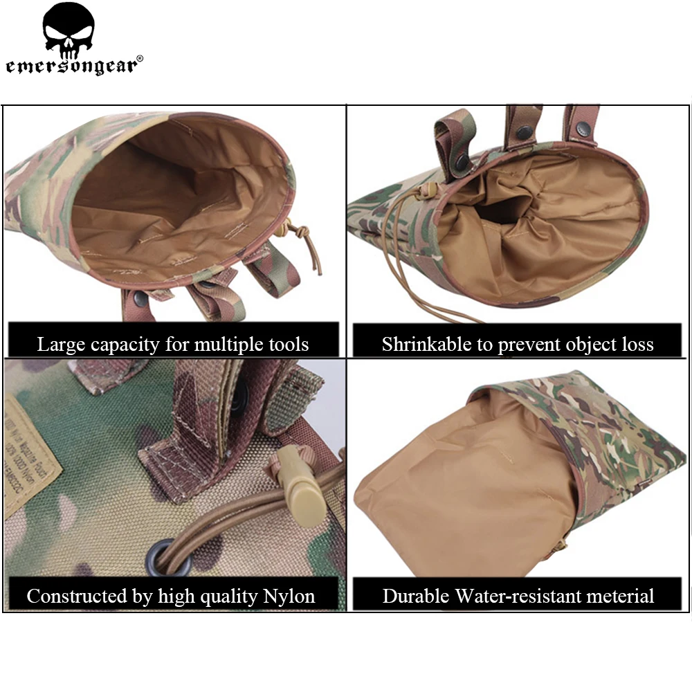 Emersongear EM6032 Bolsa Táctica Plegable Multicamuflaje Caza Airsoft - imagen 4