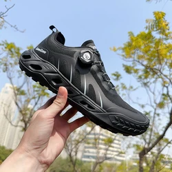 CAMSSOO Upstream zapatos trekking hombre acuáticos malla transpirable