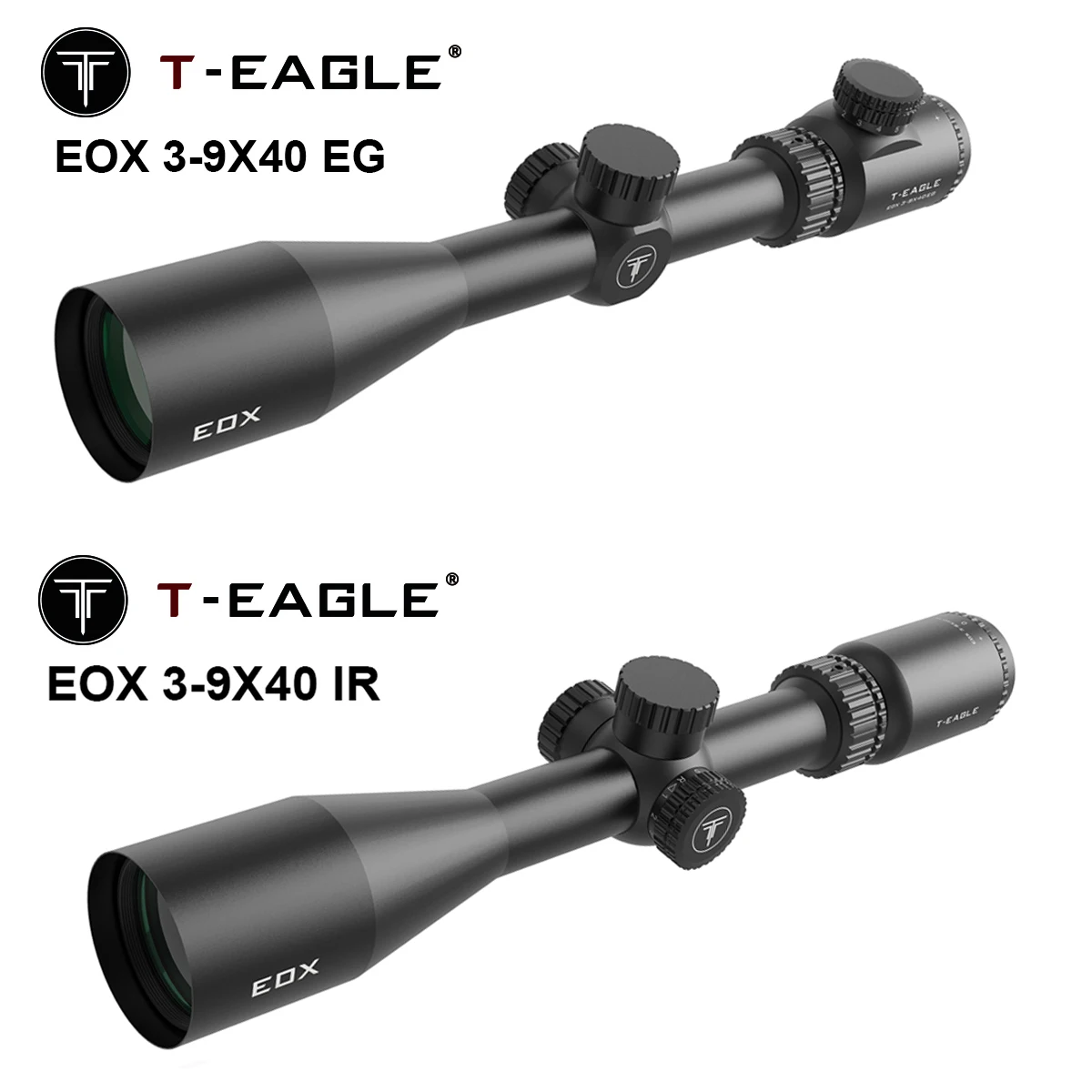 Mira telescópica táctica T-Eagle luz roja/verde riel Picatinny - imagen 2