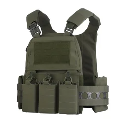 Chaleco táctico Ferro FCPC V5 portaplacas MOLLE caza airsoft