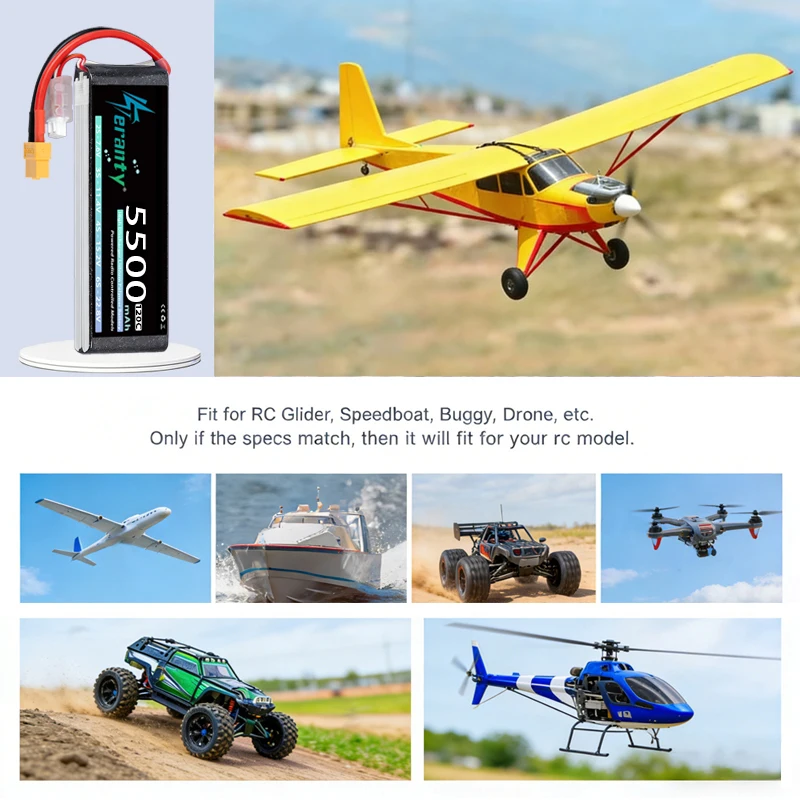 Batería LiPo Teranty para FPV con conector XT60 XT90 - imagen 5