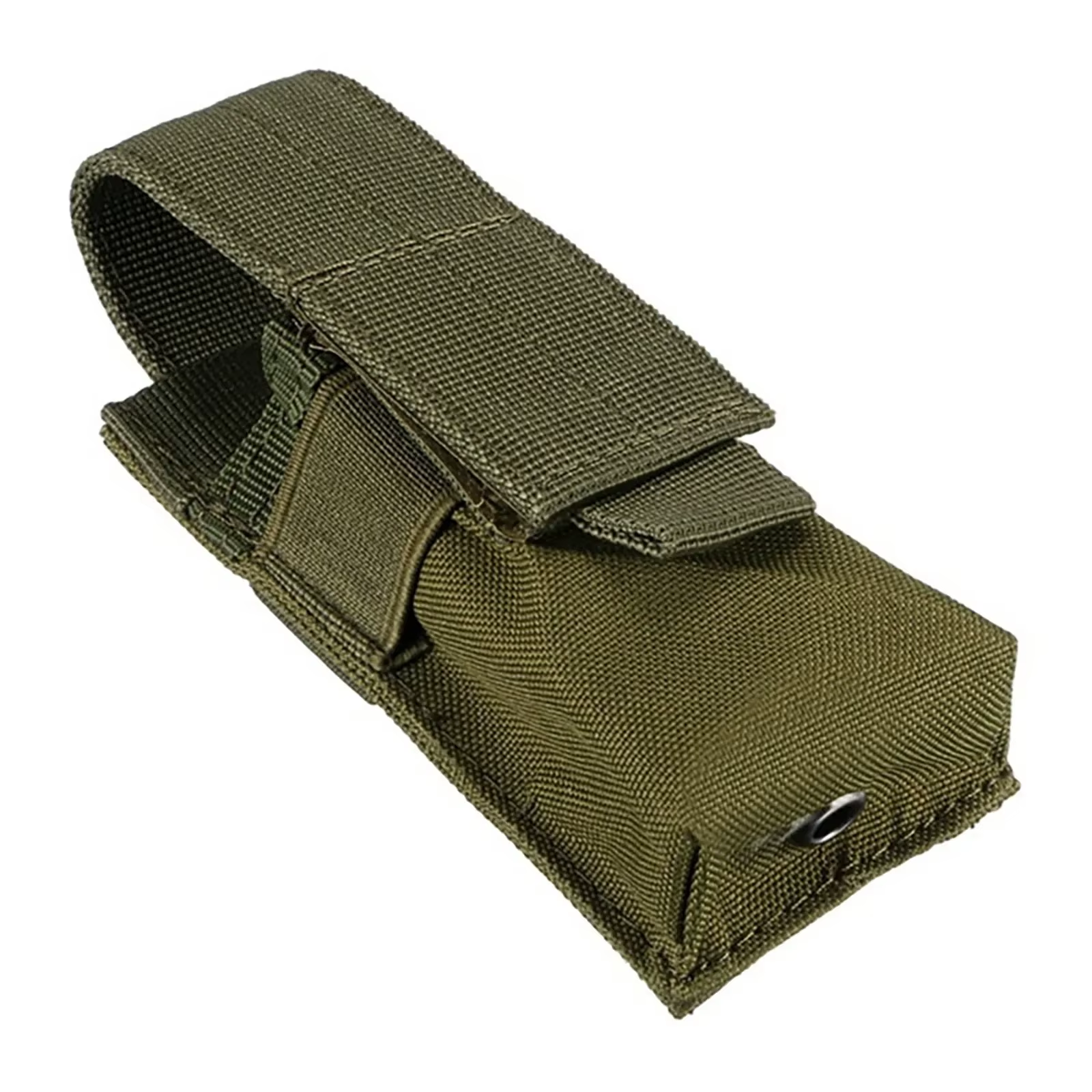 Funda táctica MOLLE multicámara para pistola y linterna - imagen 3