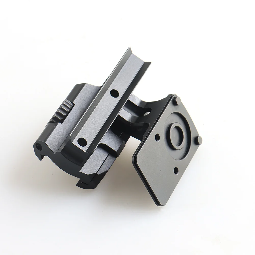 Montura para visor de rifle táctico baja/alta con adaptador elevador