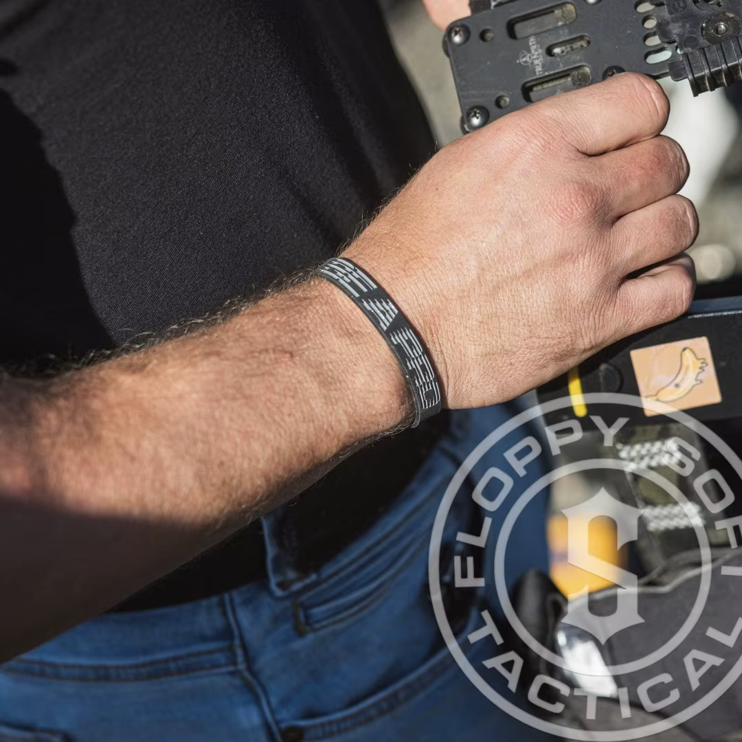 Pulsera táctica de silicona elástica deportiva ligera y duradera - imagen 3
