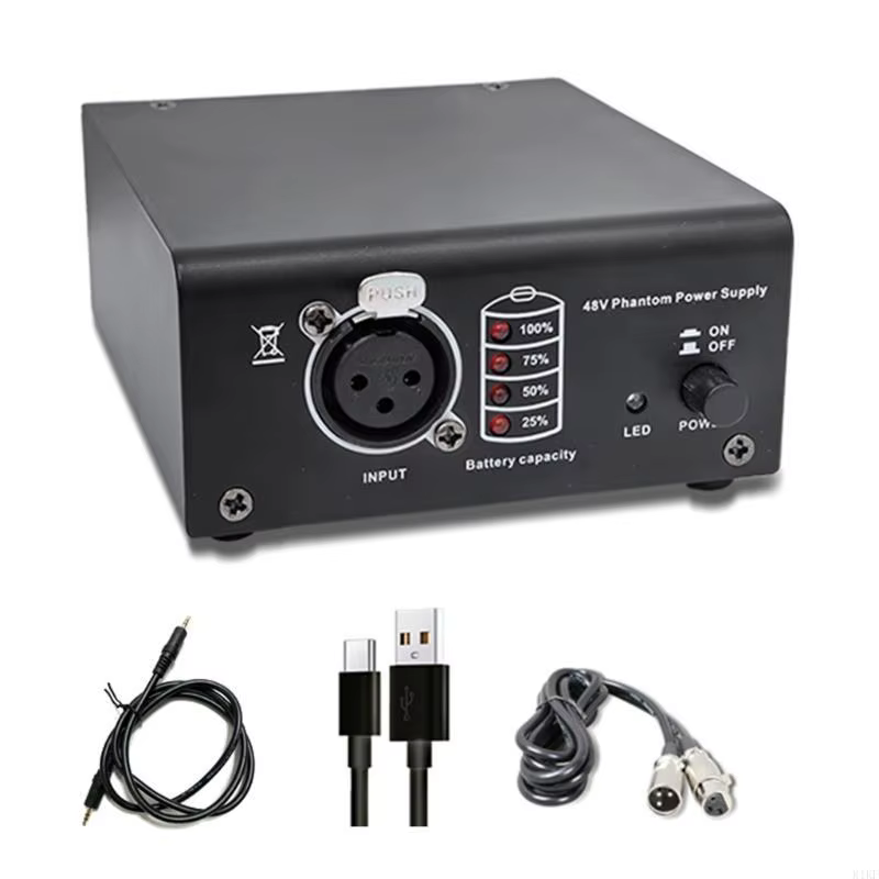 Adaptador 48V Studio en color negro