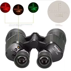 Binoculares Boshile con enfoque automático impermeables y retícula