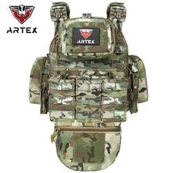Artex Chaleco táctico MOLLE PALS de liberación rápida