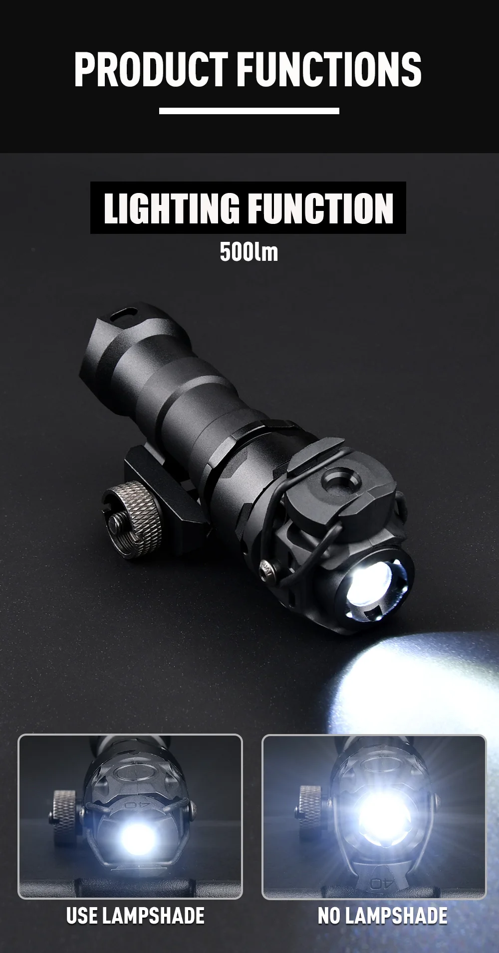 Montaje en rieles Keymod/M-LOK de 20 mm