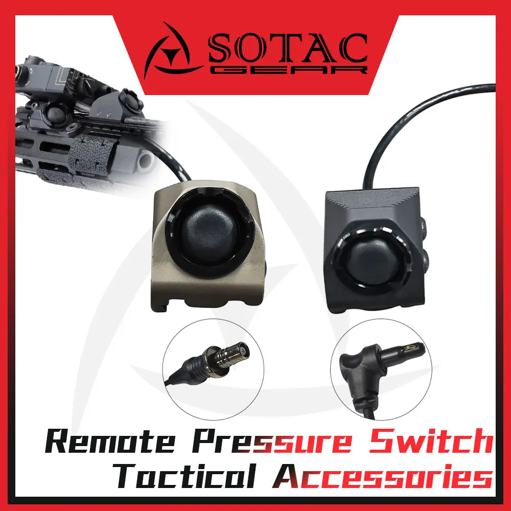 Interruptor de presión táctico SOTAC con riel Picatinny para M300 M600 - imagen 4