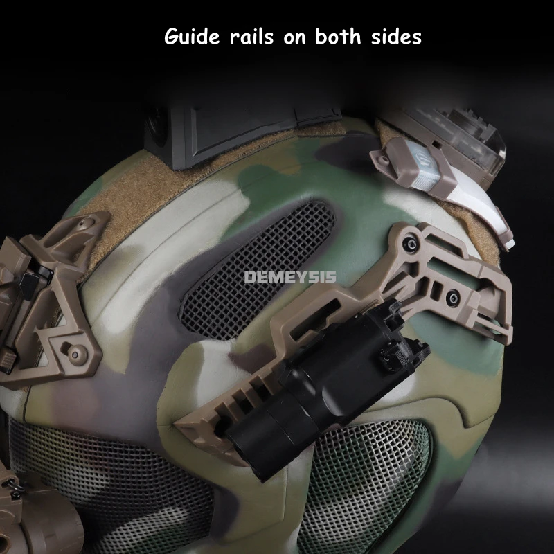 Casco táctico airsoft con máscara facial completa – protección - imagen 5