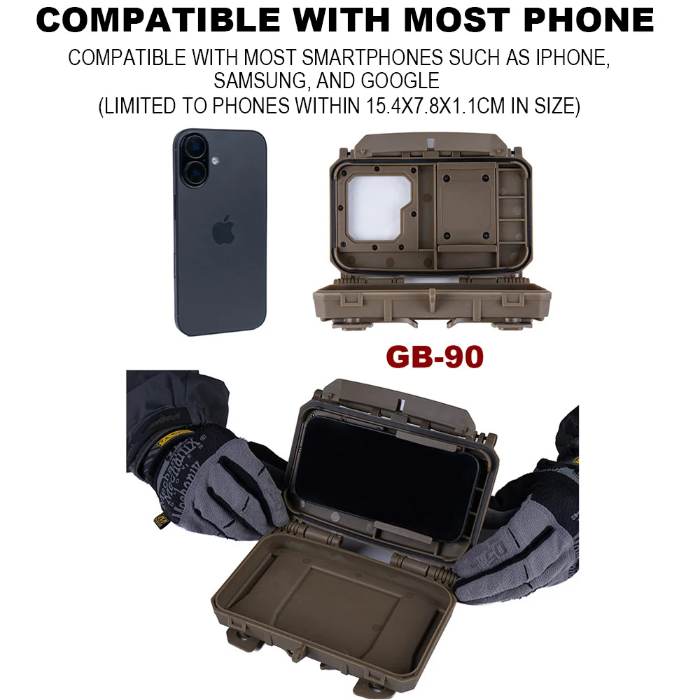 Funda Táctica Universal para Teléfono con Sistema MOLLE - imagen 3