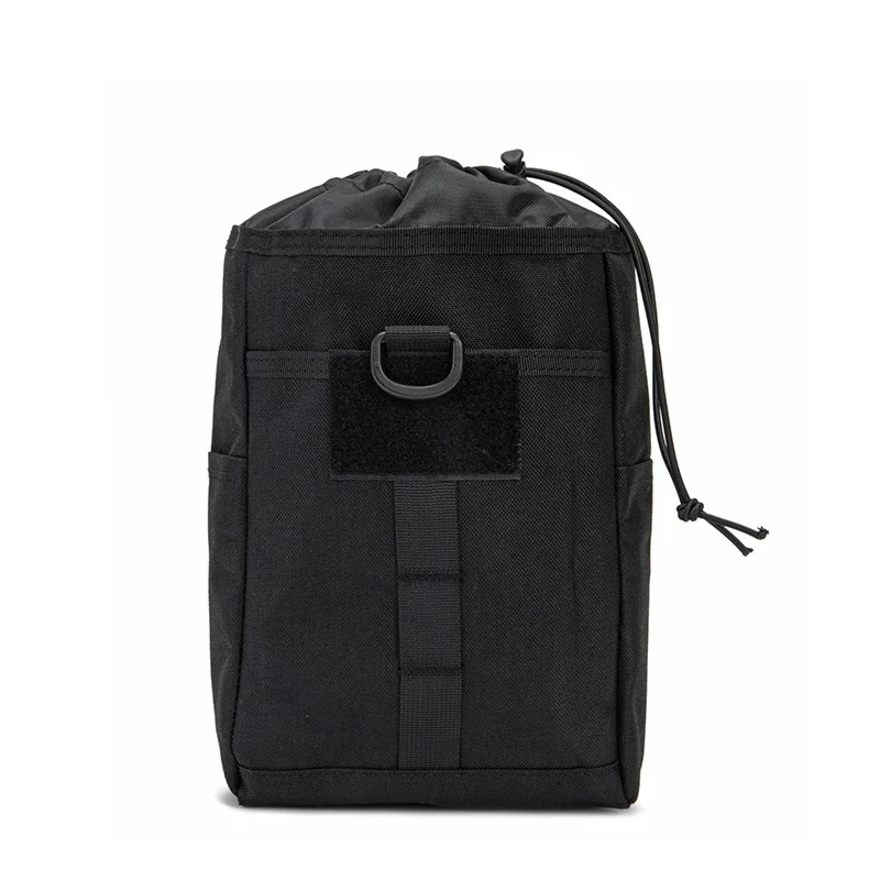 Bolsa táctica MOLLE de cintura plegable impermeable con cordón