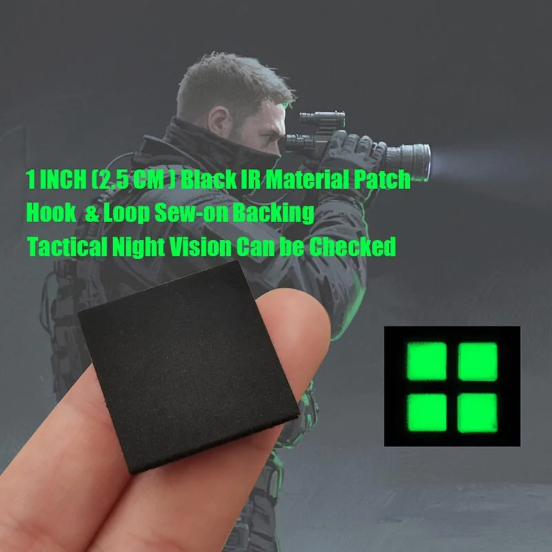 Parche táctico IR de reconocimiento con velcro reflectante - imagen 2