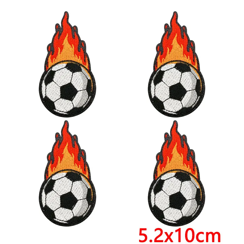 Parche termoadhesivo bordado moño despeinado fútbol lazo rosa - imagen 3