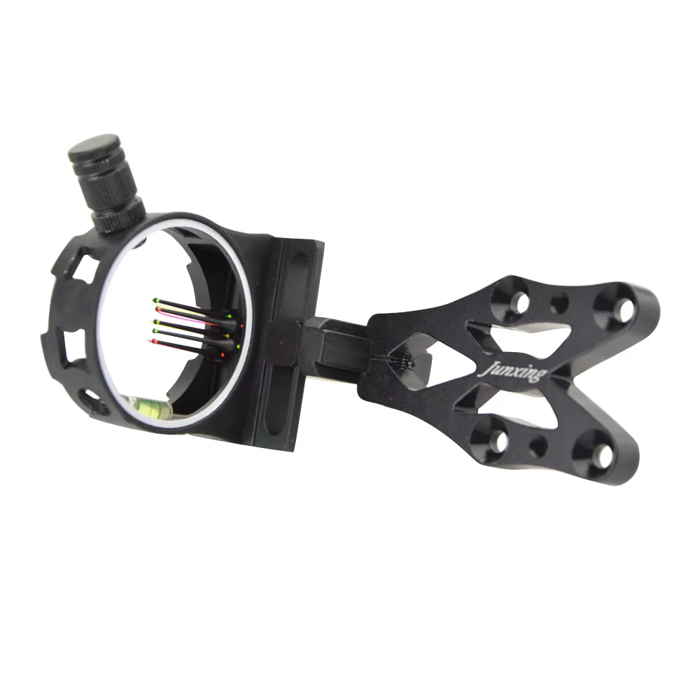 Mira arco compuesto fibra óptica pines aluminio negro caza tiro - imagen 5