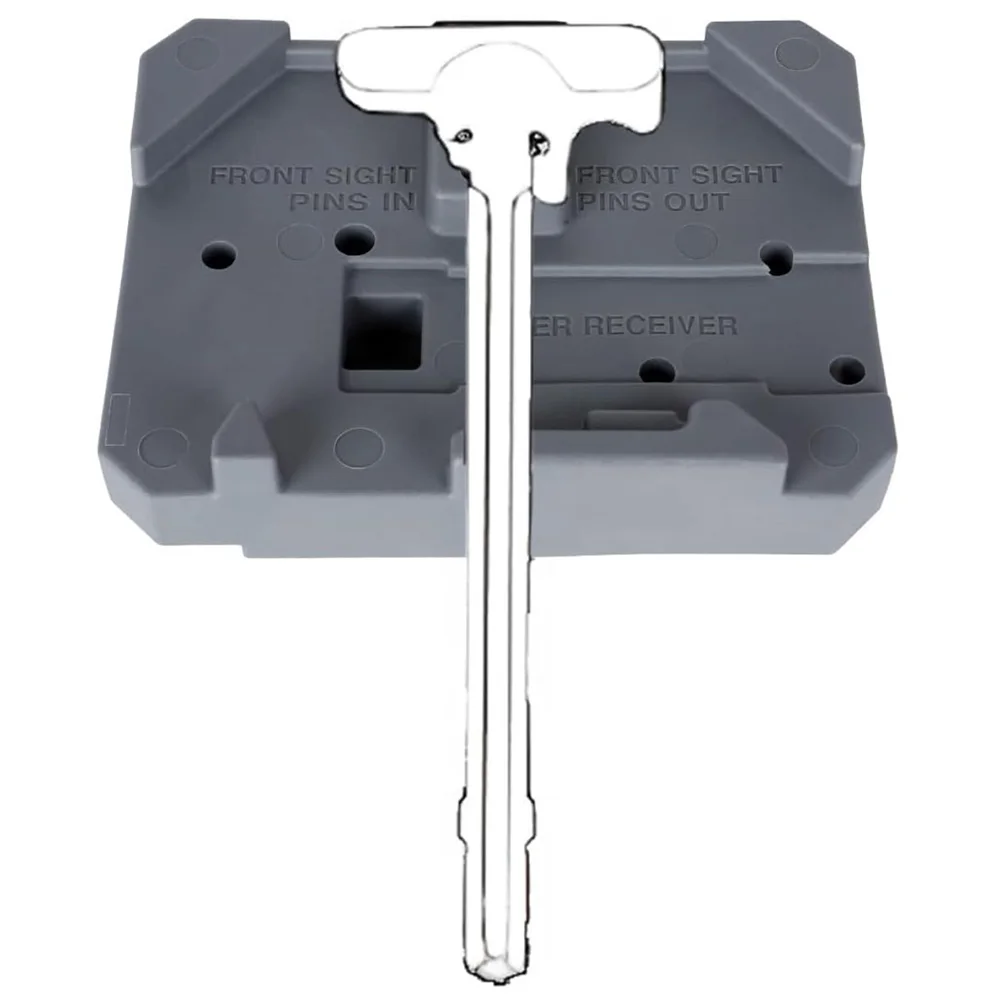 AR-15 Bloque de reparación plástico gris para ensamblaje y mantenimiento - imagen 2