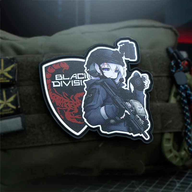 Parche táctico PVC Escape from Tarkov Black Division BEAR - imagen 3