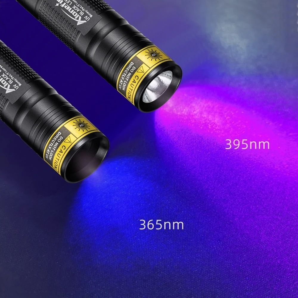 Linterna UV 365nm recargable USB para detección de tiña en mascotas - imagen 4