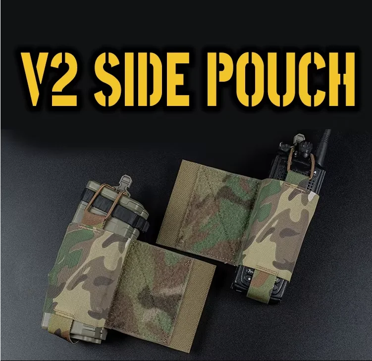 Bolsa lateral V2 para radio – Funda MOLLE para portador de placas - imagen 2