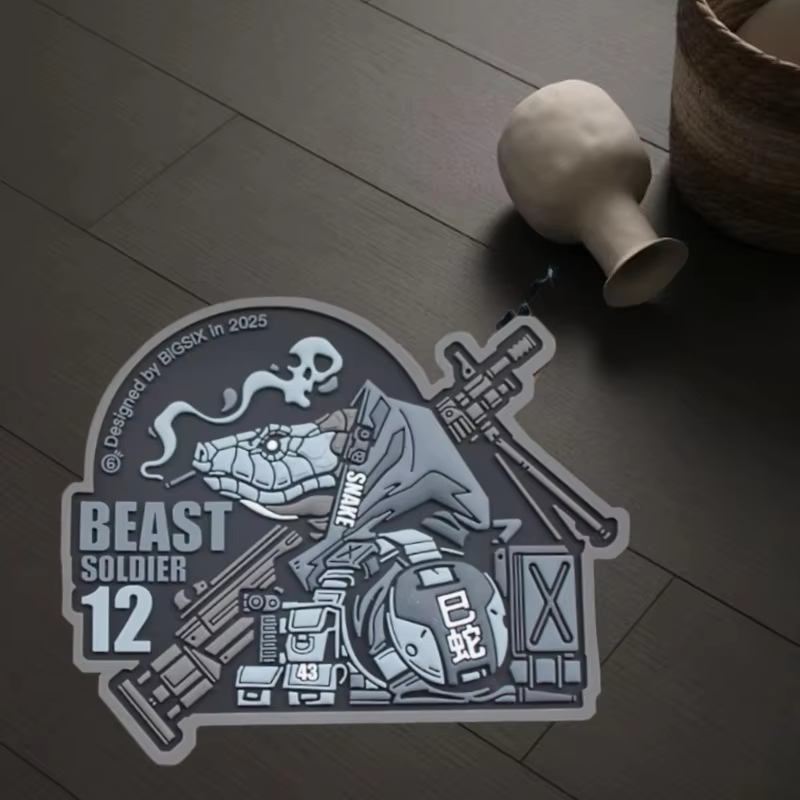 Beast Warrior Parche táctico serpiente zodiaco velcro PVC - imagen 2