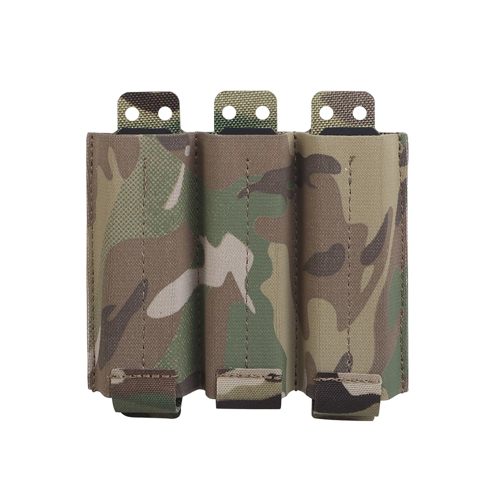 Funda táctica pistola MOLLE liberación rápida bolsillos cargadores