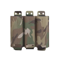 Funda táctica pistola MOLLE liberación rápida bolsillos cargadores