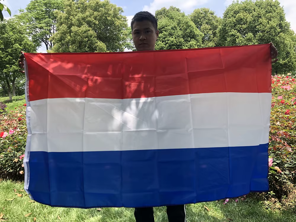 Bandera de Países Bajos en poliéster para exterior e interior