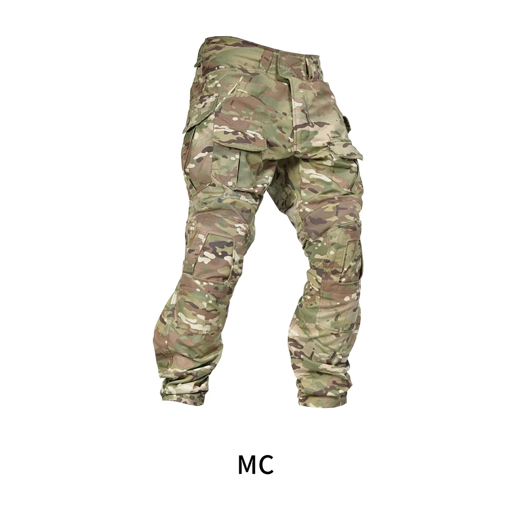 Pantalones cargo tácticos algodón hombre, múltiples bolsillos outdoor - imagen 2
