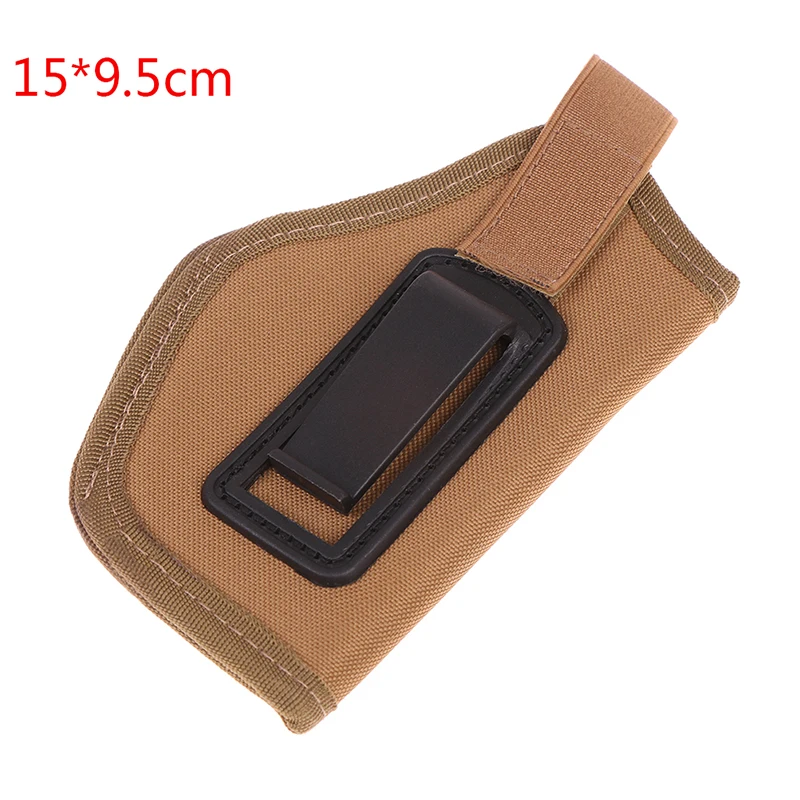 Funda pistola nylon con clip metálico para cinturón, mano derecha - imagen 5