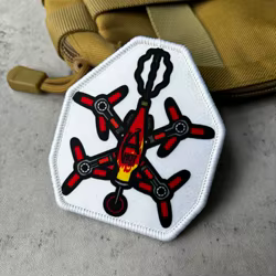 Parche táctico Molle operador drones UAV