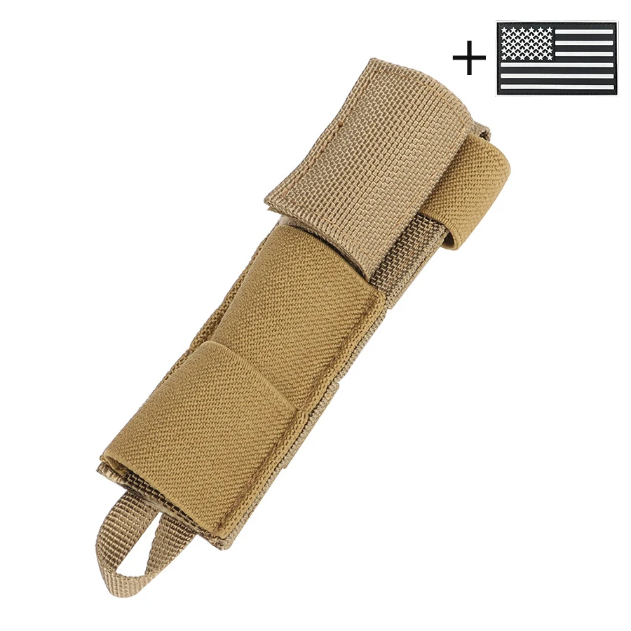 Bolsa MOLLE táctica para antena de walkie talkie con velcro portátil - imagen 3