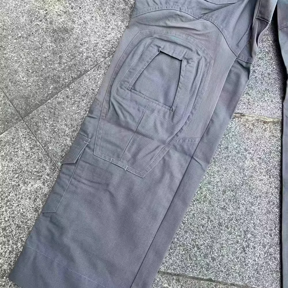 GEN3 Pantalones tácticos de combate grises ripstop para aire libre - imagen 3