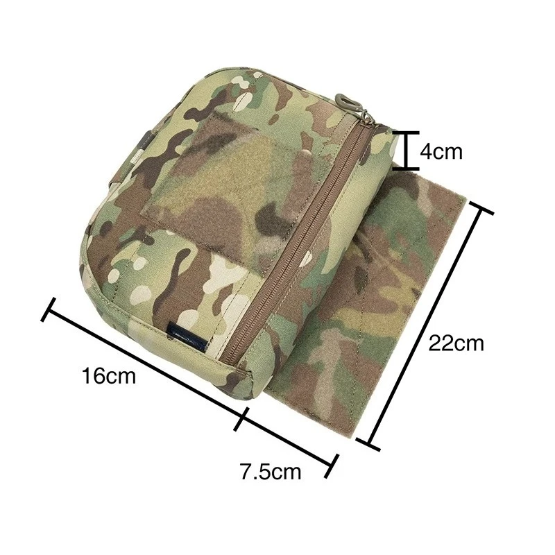 Chaleco táctico estilo faraón con bolsa vientre colgante - imagen 5