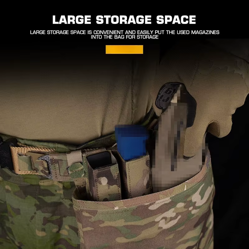 PHC Bolsa táctica descarga cónica – Airsoft adaptable cinturón - imagen 5