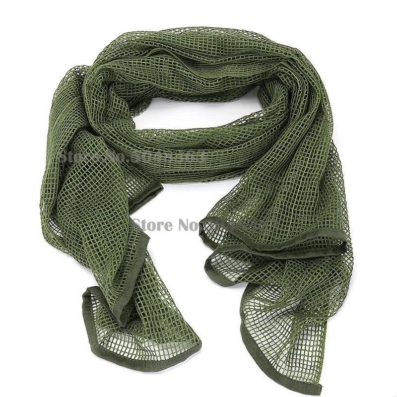 Pañuelo táctico Keffiyeh de malla, algodón mixto para hombre - imagen 5
