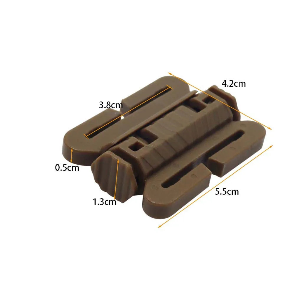 Juego hebillas liberación rápida chaleco táctico correas hombro - imagen 4
