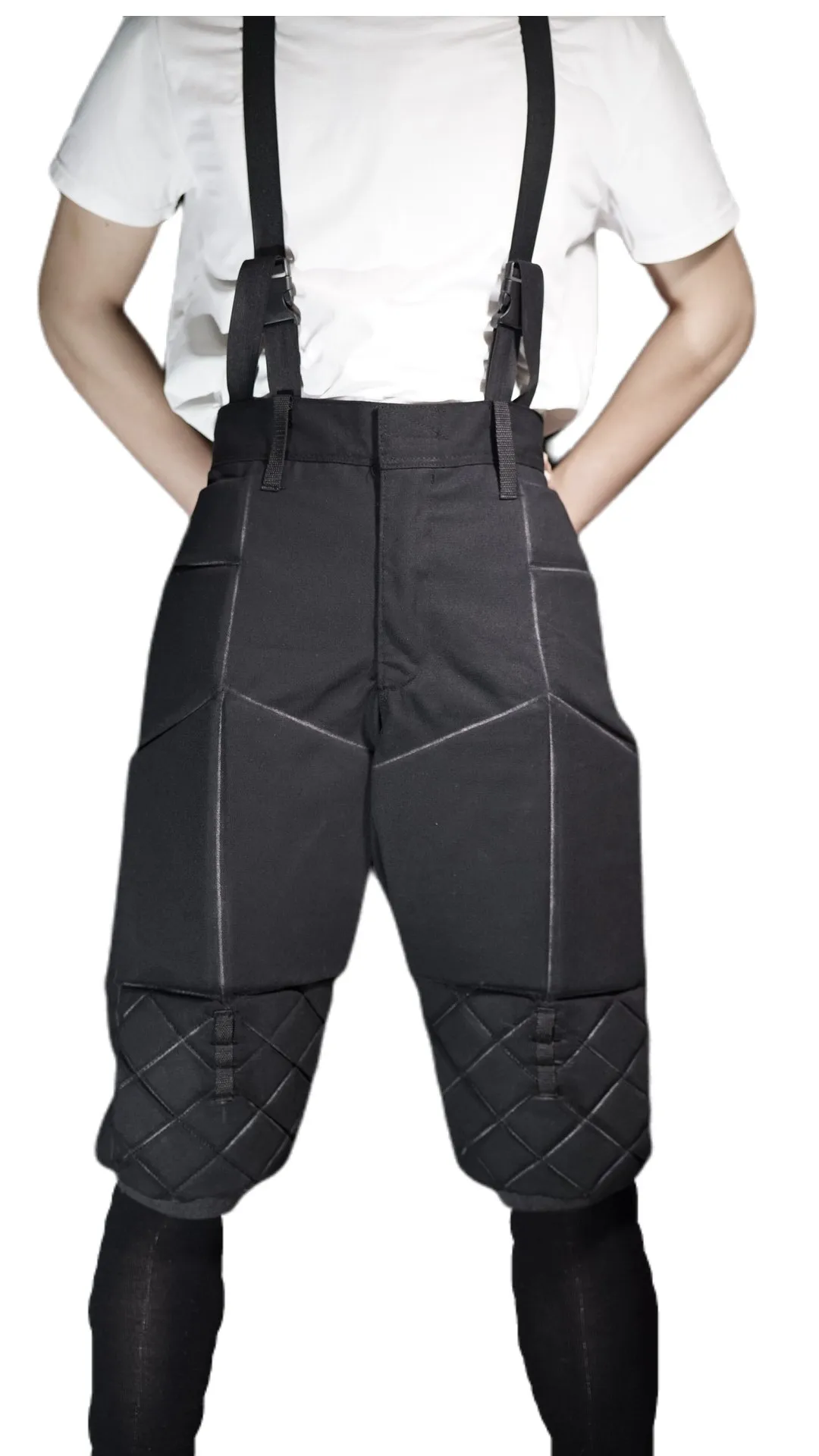 Pantalones de esgrima con protecciones de pierna en nailon - imagen 5