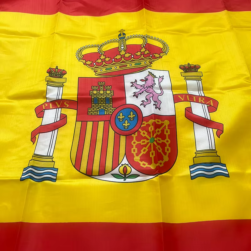 Bandera en interior y exterior