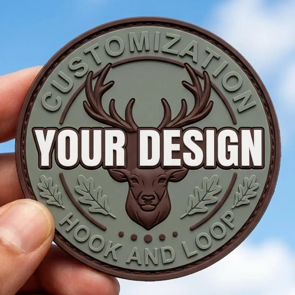 Parche táctico 3D silicona con velcro – Logotipo desmontable - imagen 5