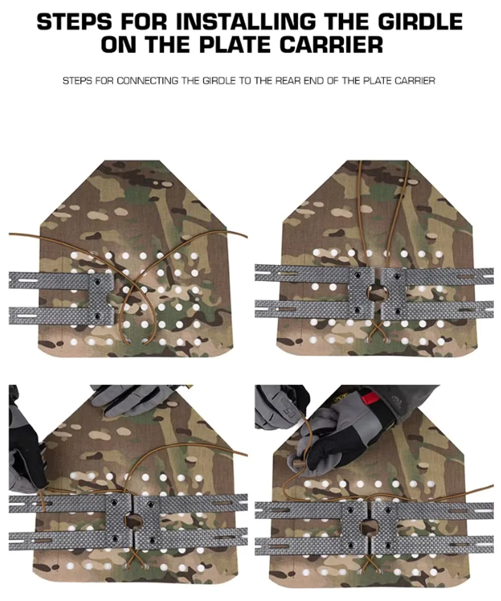 Accesorios para chaleco táctico de caza con material Cordura