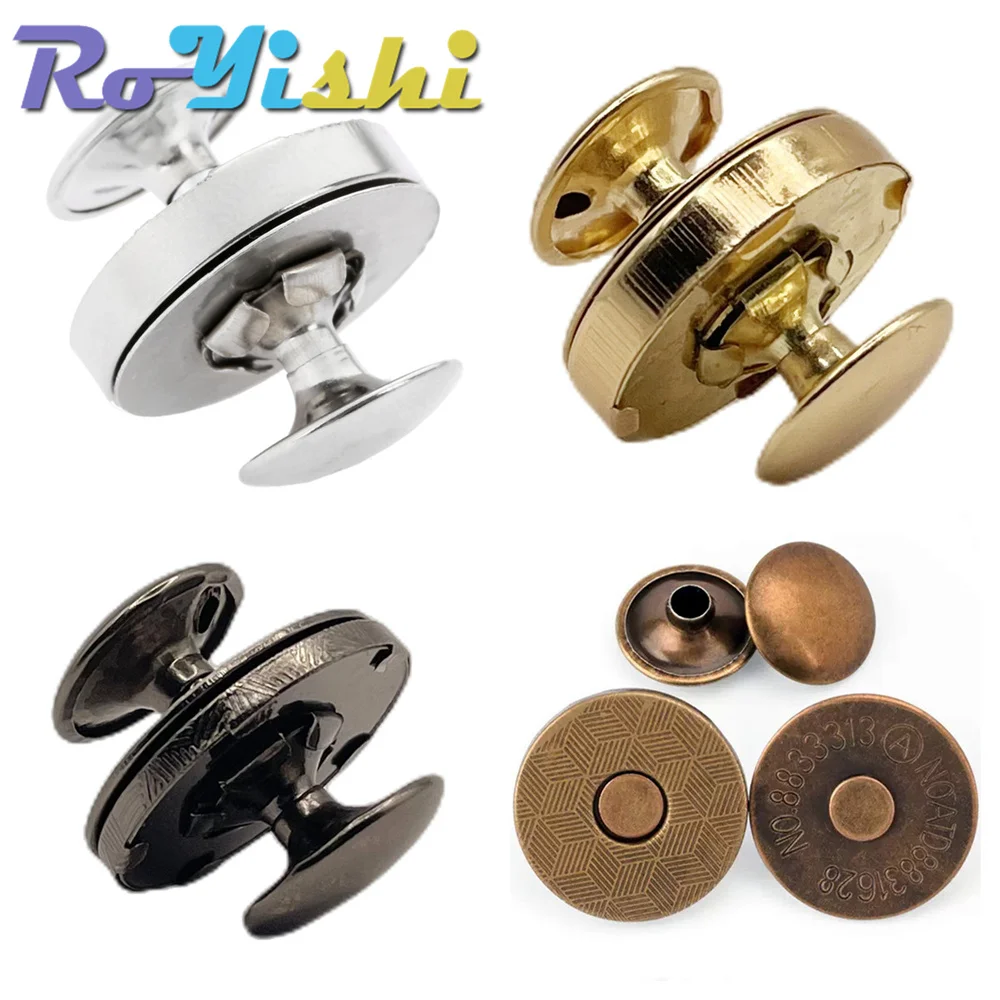 Cierres magnéticos de presión con doble remache para DIY - imagen 2