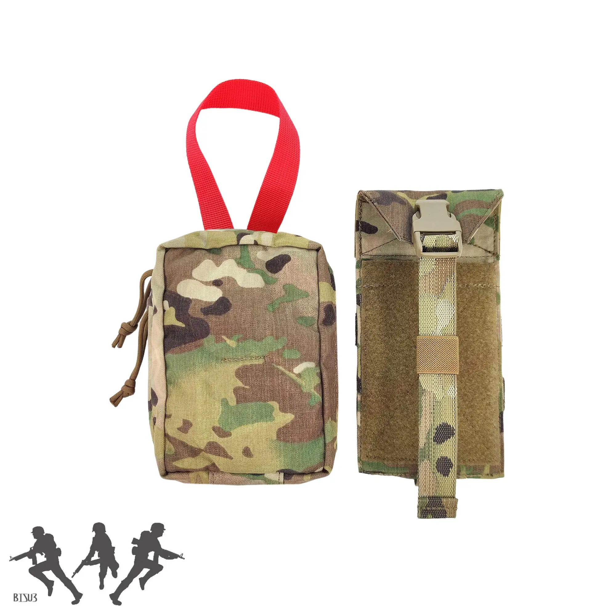 Bolsa médica táctica ATS liberación rápida Multicam – Con tapa - imagen 4