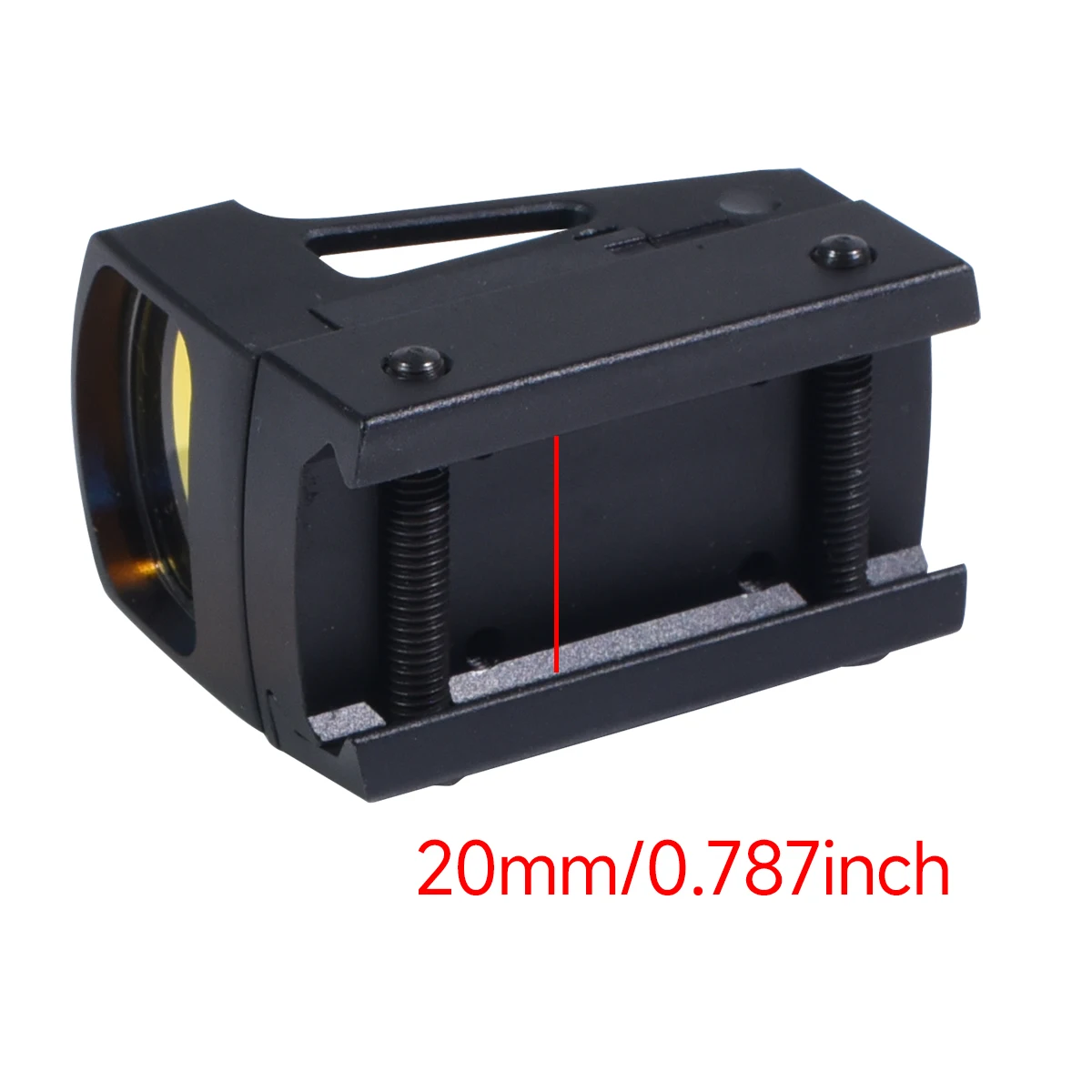 Mira reflex táctica mini con punto rojo para riel Picatinny/Weaver - imagen 3