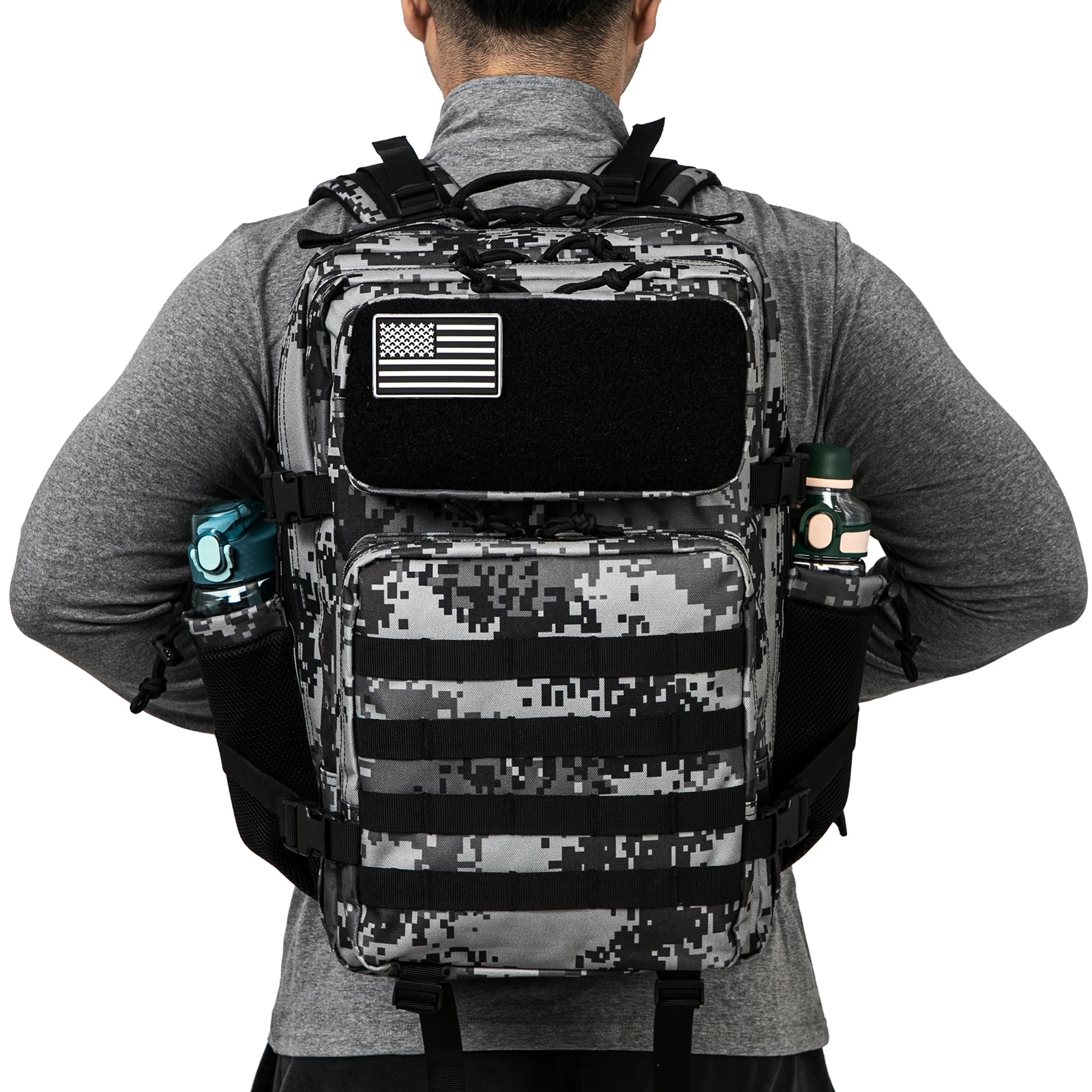 Mochila táctica MOLLE outdoor resistencia supervivencia senderismo - imagen 5