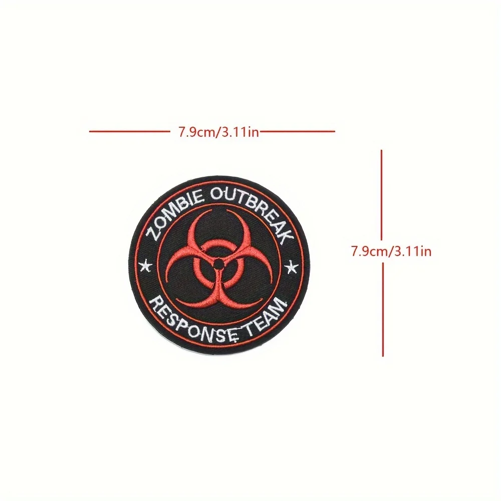 Parche táctico Velcro Resident Evil Zombie Outbreak - imagen 2