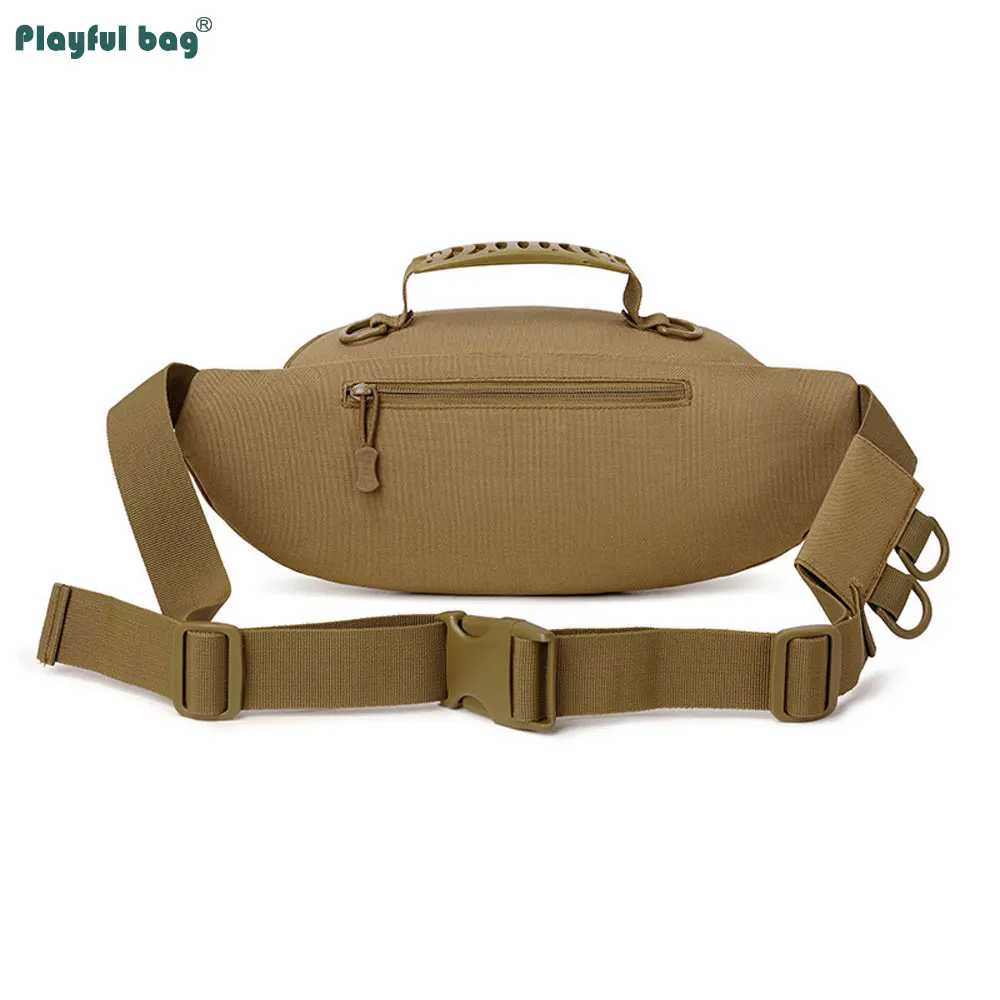 Riñonera táctica MOLLE modular camuflaje woodland resistente - imagen 3